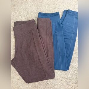 PACT organic cotton blend leggings bundle size Medium NWOT 2 pairs